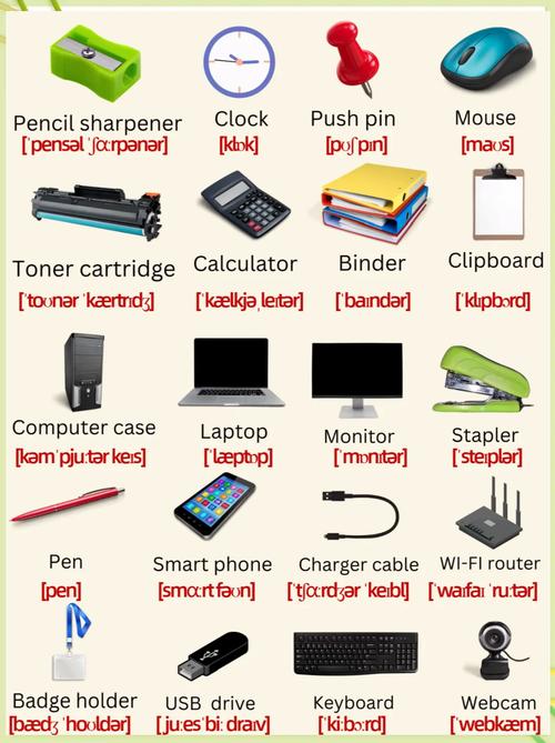 办公用品英语单词大集合 轻松掌握职场必备词汇